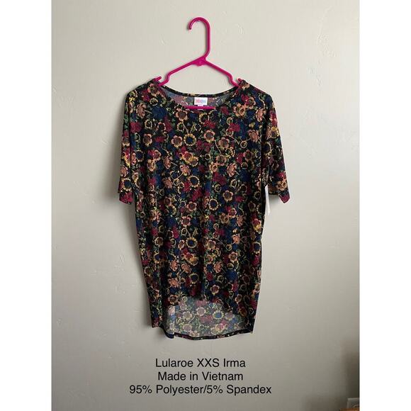 Lularoe XXS Floral Sunflower Irma - Picture 1 of 2